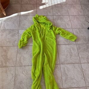 Amazon Bright Green Hooded Onesie